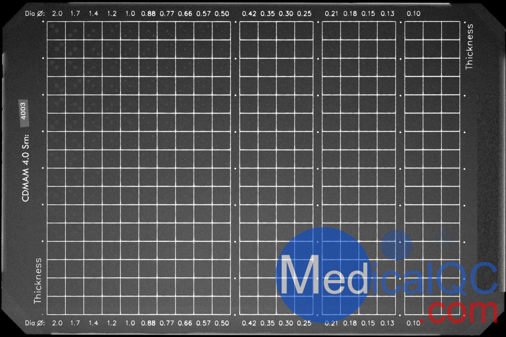 荷蘭Artinis CDMAM乳腺模體，CDMAM乳腺機成像低對比度閾值檢測模體