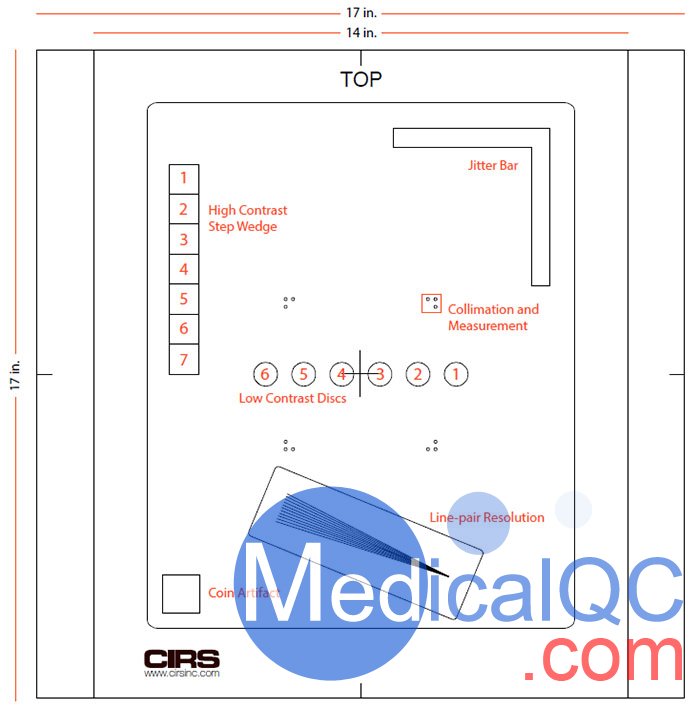 Cirs 139702 DR QC模體，Cirs 139702 DR質(zhì)控模體