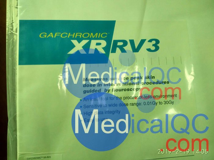 Gafchromic XR-RV3皮膚劑量QA免沖洗膠片，Gafchromic XR-RV3膠片