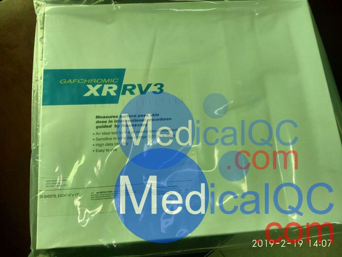 Gafchromic XR-RV3皮膚劑量QA免沖洗膠片，Gafchromic XR-RV3膠片