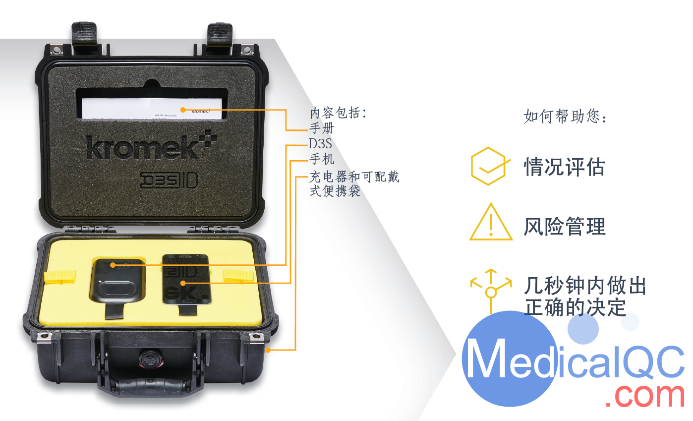 英國(guó)Kromek D3S PRD能譜輻射探測(cè)器，D3S PRD現(xiàn)場(chǎng)同位素檢測(cè)儀