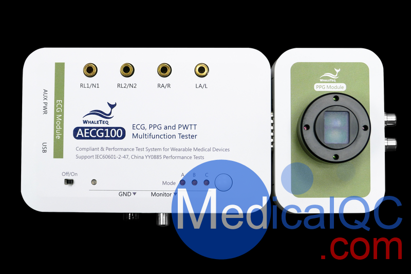 whaleteq AECG100脈搏血氧心電測試儀，AECG100穿戴式脈搏血氧及心電測試裝置