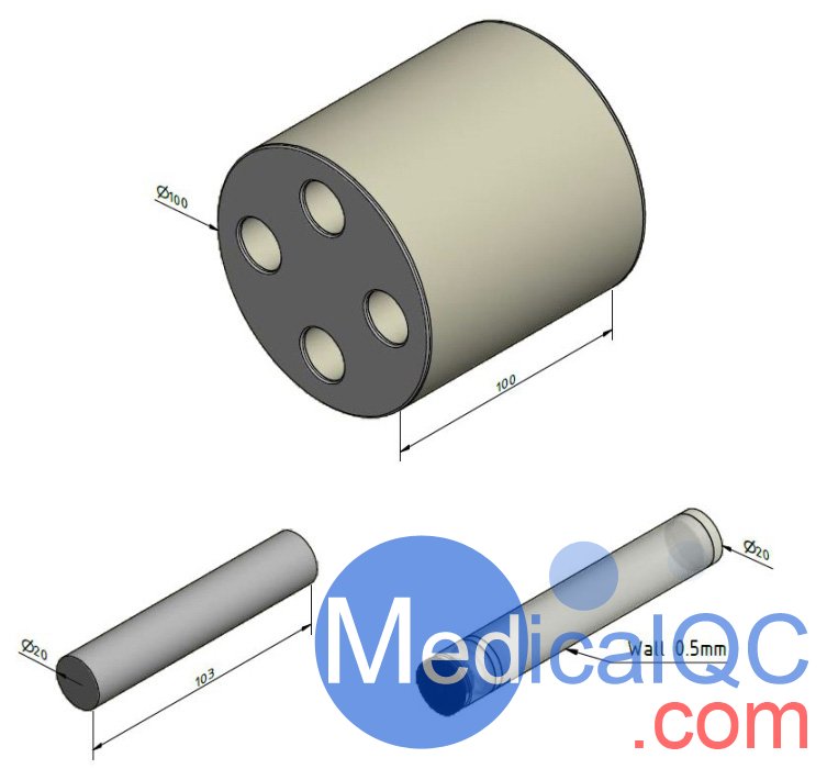 QRM-SCT光譜CT模體，QRM-SCT CT測(cè)試模體尺寸