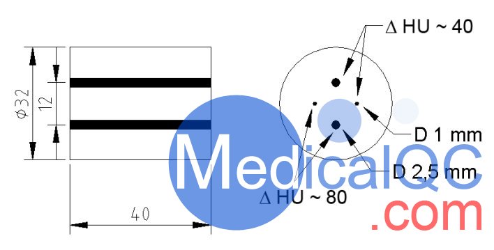 QRM Micro-CT低對(duì)比度模體，QRM-MicroCT-LC低對(duì)比度模體