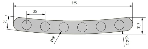 QRM-BDC/6骨密度校準(zhǔn)模體尺寸圖